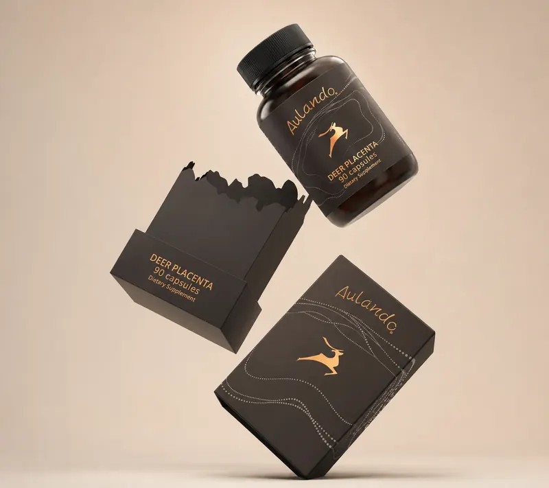 Aulando Bio-cell 鹿胎盘素瓶身与包装盒